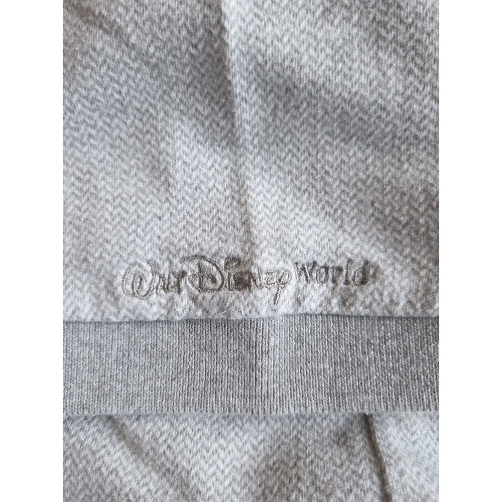 Mickey Mouse Polo Shirt Mens Large Walt Disney World Gray Mickey Vintage Disney - Picture 9 of 15